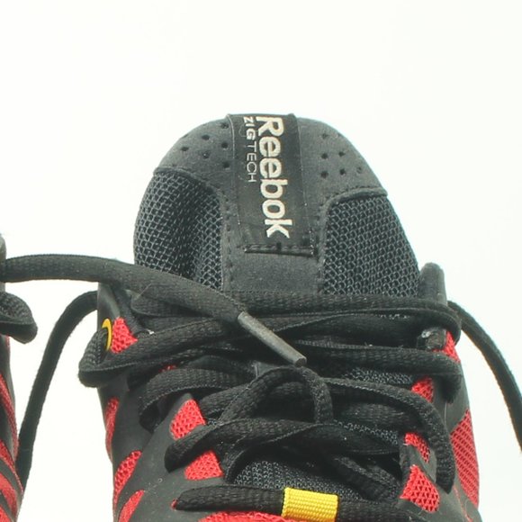 Reebok Cross Trainer Sneaker Women's 6-6.5 Men's Size 5 EU 36.5 Red Yellow Black - Picture 12 of 16